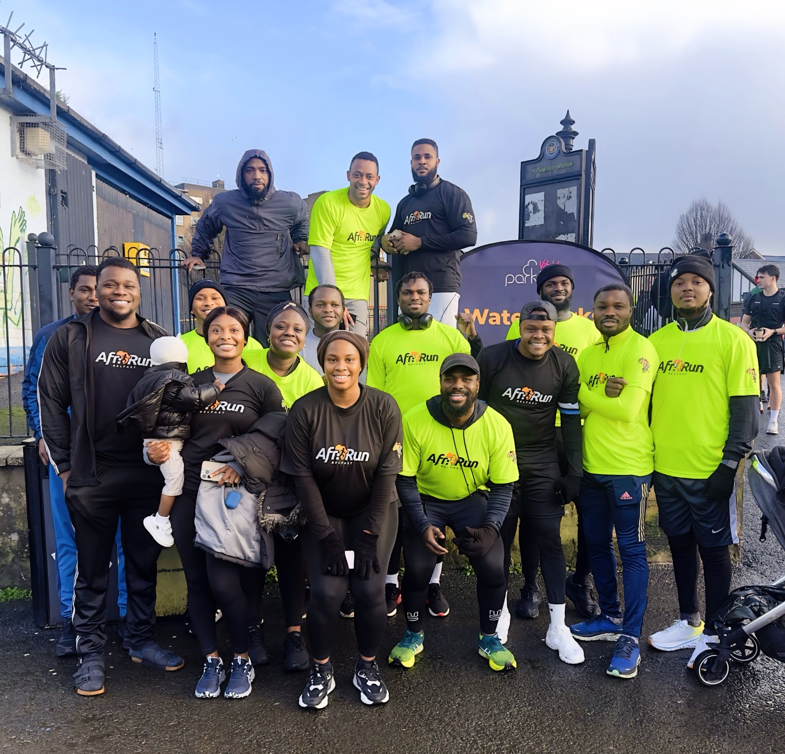 AfriRun community session members